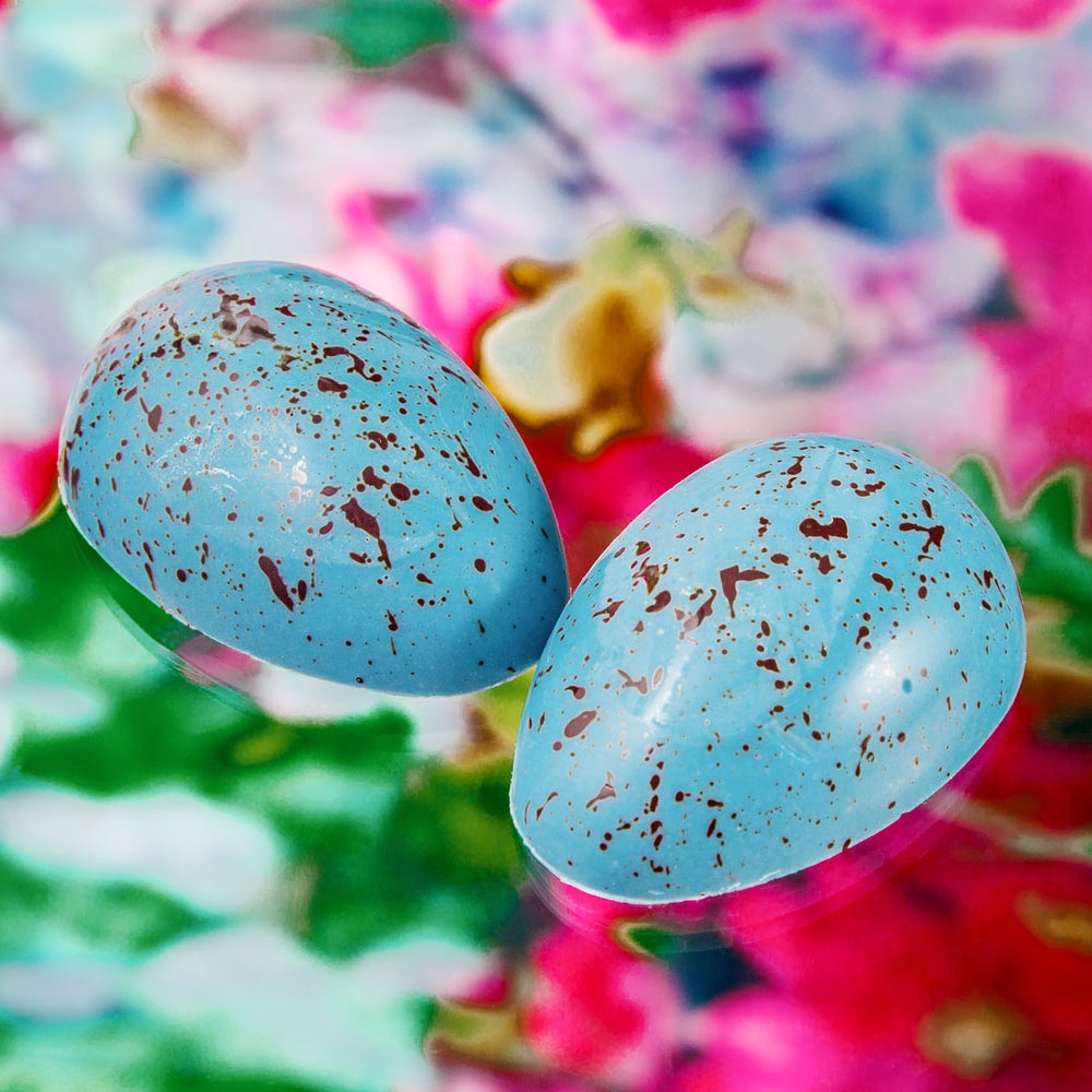 Two Raaka Chocolate Easter Eggs